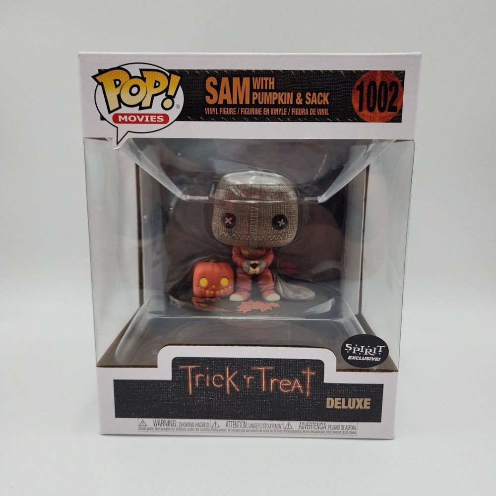 Funko Pop Movies Trick R‎ Treat Sam With Pumpkin And Sack Spirit Exclusive #1002